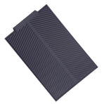 Rectangle Silicone Drain Mat Drying Dishes Pad Heat Resistant Slip proof Tray(Grey)