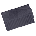 Rectangle Silicone Drain Mat Drying Dishes Pad Heat Resistant Slip proof Tray(Grey)