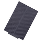 Rectangle Silicone Drain Mat Drying Dishes Pad Heat Resistant Slip proof Tray(Grey)