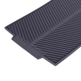 Rectangle Silicone Drain Mat Drying Dishes Pad Heat Resistant Slip proof Tray(Grey) - Extra Image
