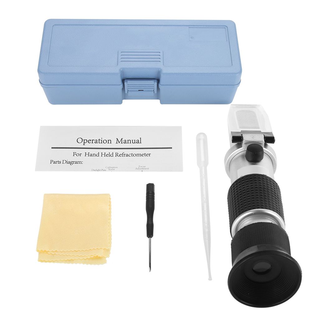 58~92% Wort Specific Gravity Refractometer Beer Fruit Juice Wine Sugar Test