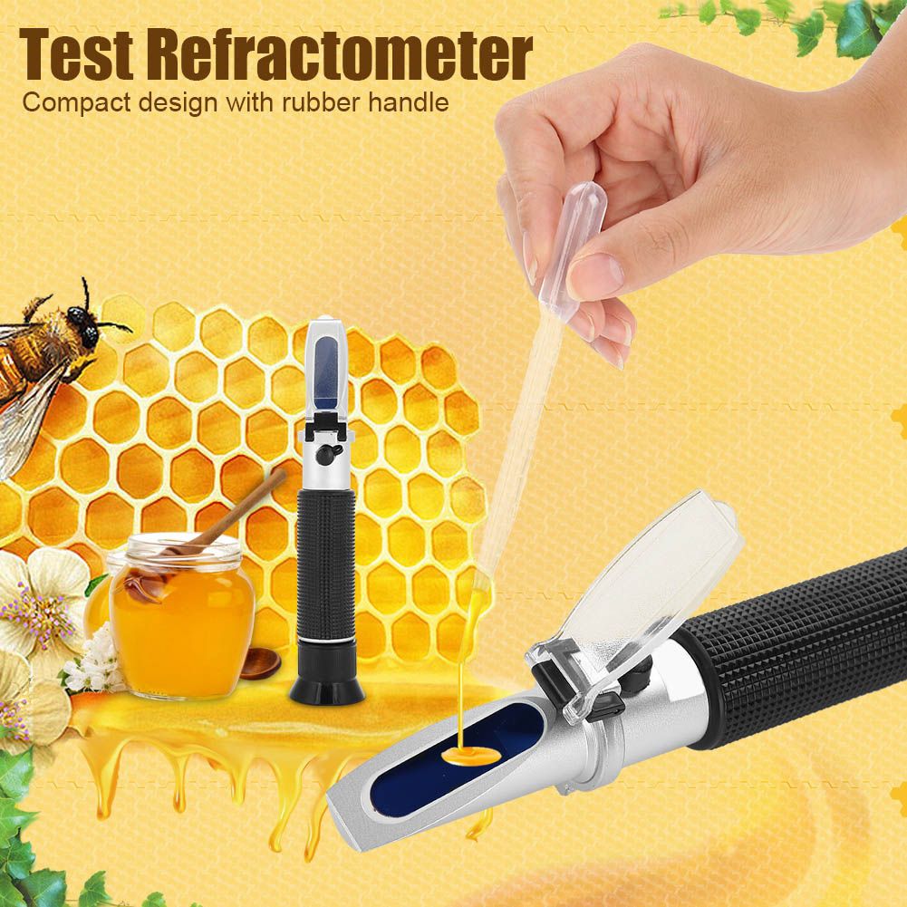 58~92% Wort Specific Gravity Refractometer Beer Fruit Juice Wine Sugar Test