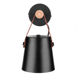 Modern Wooden Iron Bedroom Wall Mount Lamp Porch Corridor Study Light Fixture Room Decor(Black)