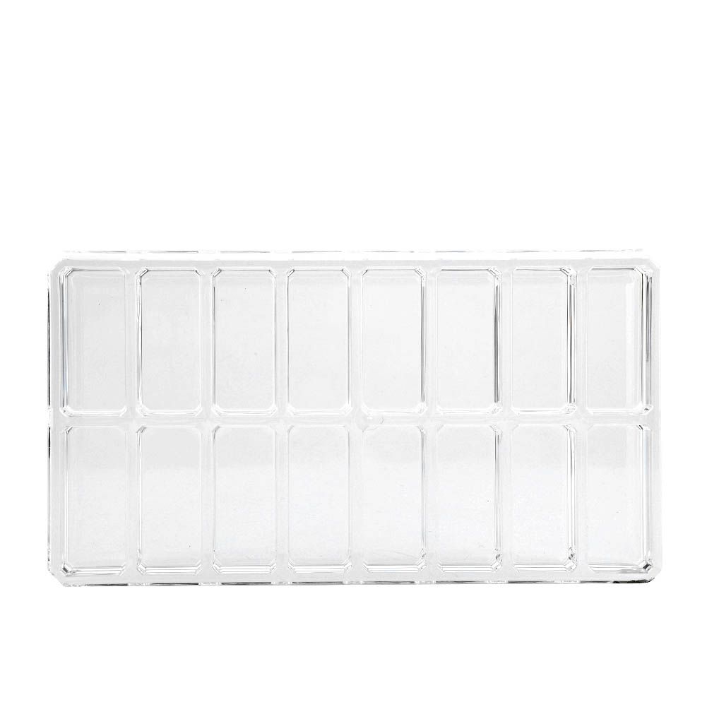 16 Grid Transparent Acrylic Larger Compact Organizer Power Eyebrow Powder Holder Store Box