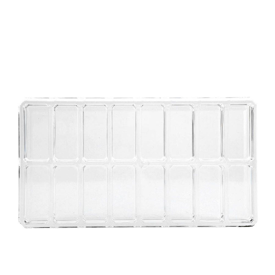 16 Grid Transparent Acrylic Larger Compact Organizer Power Eyebrow Powder Holder Store Box