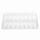 16 Grid Transparent Acrylic Larger Compact Organizer Power Eyebrow Powder Holder Store Box - Extra Image