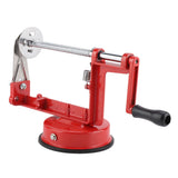 Stainless Steel Hand Crank Manual Spiral Potato Chips Twister Cutter Suction Base Kitchen Tool - Close-Up Angle