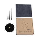 Musical Note Wall Clock with Vinyl CD Dial Plate and 3D Roman Numerals for Home Decor - Side View