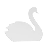 Acrylic Mirror Swan Wall Decal Sticker Art DIY for Home Nursery Room Decoration(Silver) - Rear View
