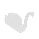 Acrylic Mirror Swan Wall Decal Sticker Art DIY for Home Nursery Room Decoration(Silver) - Close-Up Angle