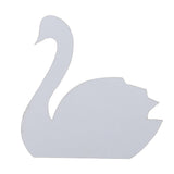 Acrylic Mirror Swan Wall Decal Sticker Art DIY for Home Nursery Room Decoration(Silver) - Extra Image