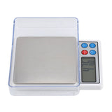 2KG/0.1g Portable Mini Digital Scales Electronic Balance High Precision for Measuring - Side View
