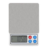 2KG/0.1g Portable Mini Digital Scales Electronic Balance High Precision for Measuring - Top-Down View