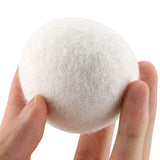 6Pcs 6cm Natural Wool Balls Water Absorption Eliminates Static Laundry Replacement
