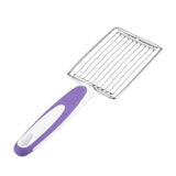 Stainless Steel Luncheon Meat Cutter Ham Fruit Tomato Kitchen Soft Food Cutting Tool (Purple)