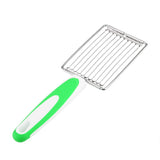 Stainless Steel Luncheon Meat Cutter Ham Fruit Tomato Kitchen Soft Food Cutting Tool (Green) - Low Angle