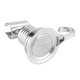 Strong Suction Cup Adjustable Shower Head Holder with Towel Hook Bathroom Wall Mount Bracket - Top-Down View