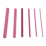 6 PCS 3000 Grits Ruby Polishing Oil Stone Sharpener Sharpening Stone Whetstone Tool Set