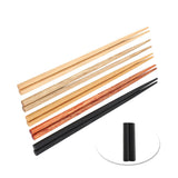 5Pcs Multicolored Natural Logs Wooden Paint Handmade Reusable Chopsticks with Gift Box