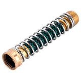 Garden Faucet Extension Hose Connector Spring Coil Kink Protector Irrigation Fitting Accessory - Rear View