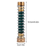 Garden Faucet Extension Hose Connector Spring Coil Kink Protector Irrigation Fitting Accessory - Low Angle