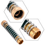 Garden Faucet Extension Hose Connector Spring Coil Kink Protector Irrigation Fitting Accessory
