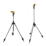 Stainless Steel Tripod Water Irrigation Tool Sprinkler Auto System Garden Lawn Supplies - Rear View