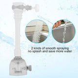 Movable Water Saving Extension Faucet Splash proof Kitchen Valve Spray Gray 18cm