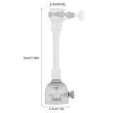 Movable Water Saving Extension Faucet Splash proof Kitchen Valve Spray Gray 18cm