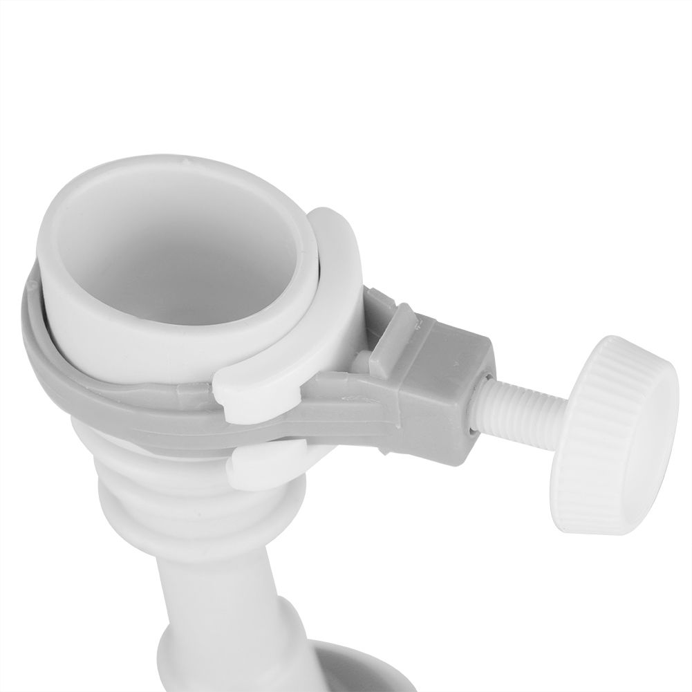 Movable Water Saving Extension Faucet Splash proof Kitchen Valve Spray Gray 18cm