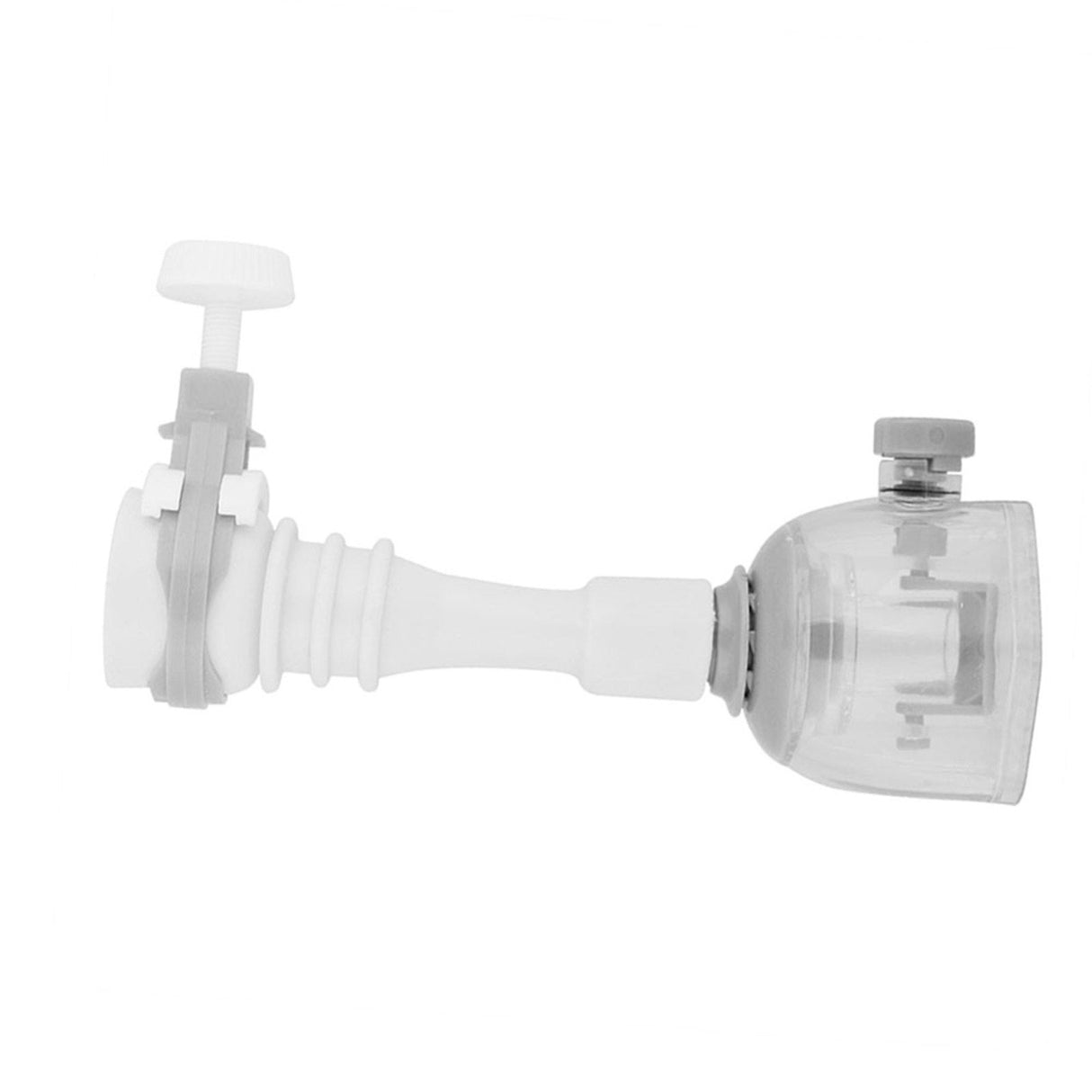 Movable Water Saving Extension Faucet Splash proof Kitchen Valve Spray Gray 13cm