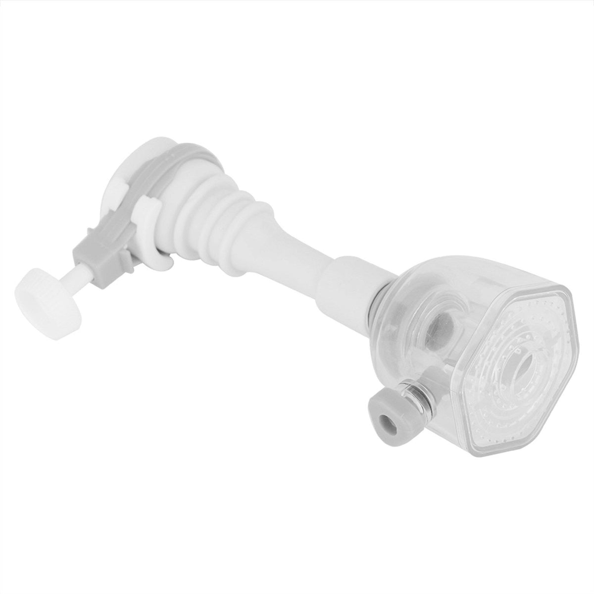 Movable Water Saving Extension Faucet Splash proof Kitchen Valve Spray Gray 13cm