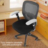 One Pair Elastic Stretchable Office Chair Armrest Covers Removable Computer Chair Arm Protector - Low Angle
