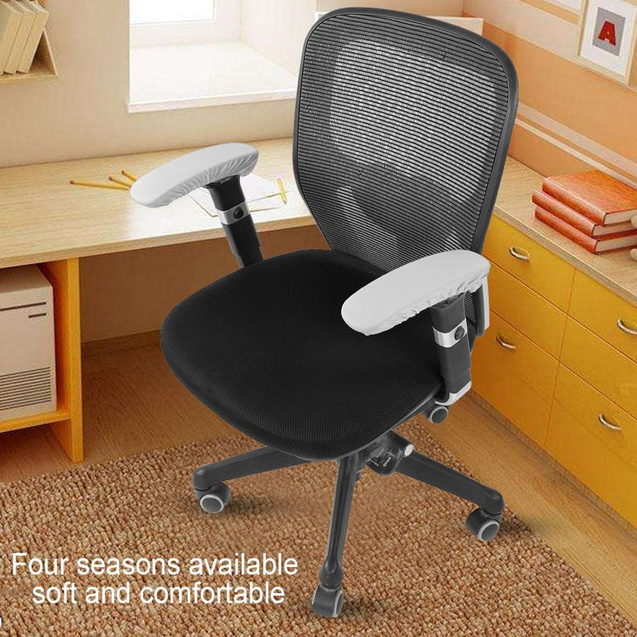 One Pair Elastic Stretchable Office Chair Armrest Covers Removable Computer Chair Arm Protector