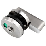 Zinc Alloy Door Lock Bolt Vacant Engaged Privacy Indicator for Toilet Restroom Bathroom - Low Angle