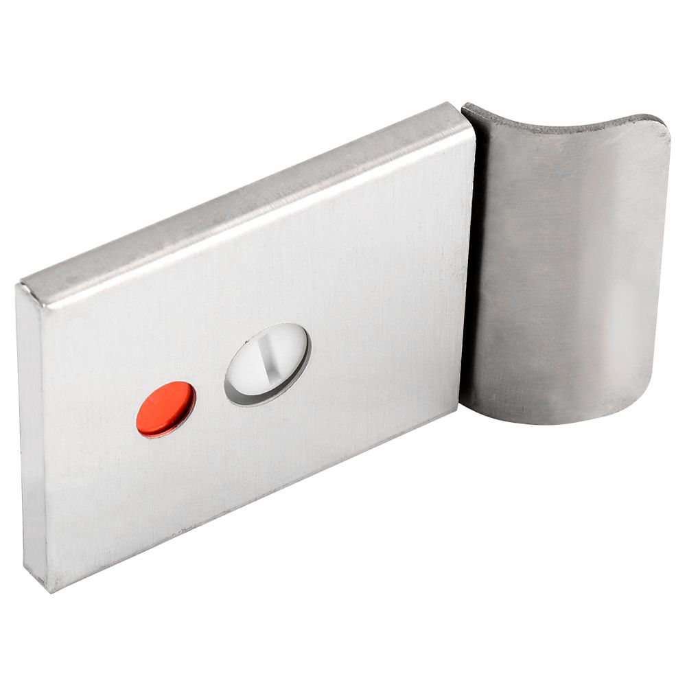 Bathroom Toilet Privacy Bolt Door Lock with Vacant Engaged Indicator and Screw Fittings