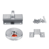 Bathroom Restroom Toilet Privacy Bolt Door Lock with Vacant Engaged Indicator and Screw Fitting