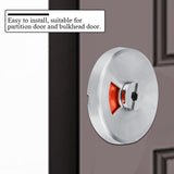 Bathroom Restroom Toilet Privacy Bolt Door Lock with Vacant Engaged Indicator and Screw Fitting