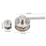 Bathroom Toilet Privacy Door Rotating Bolt Lock Hardware with Vacant Engaged Indicator - Extra Image