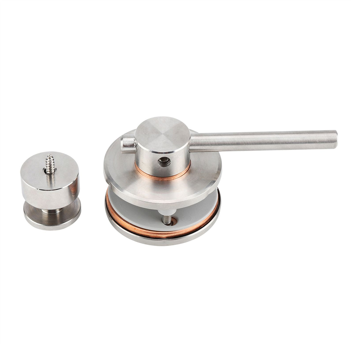 Bathroom Toilet Privacy Door Rotating Bolt Lock Hardware with Vacant Engaged Indicator