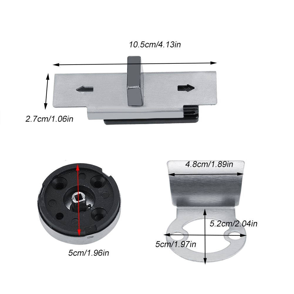 Door Lock Bolt Vacant Engaged Privacy Indicator for Toilet Restroom Bathroom Hardware Accessory