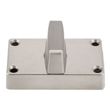 Door Bolt Lock with Vacant Engaged Privacy Indicator & Screws Bathroom Restroom Toilet Hardware - Side View