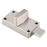 Door Bolt Lock with Vacant Engaged Privacy Indicator & Screws Bathroom Restroom Toilet Hardware - Rear View