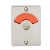 Door Bolt Lock with Vacant Engaged Privacy Indicator & Screws Bathroom Restroom Toilet Hardware - Extra Image
