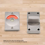Door Bolt Lock with Vacant Engaged Privacy Indicator & Screws Bathroom Restroom Toilet Hardware - Extra Image