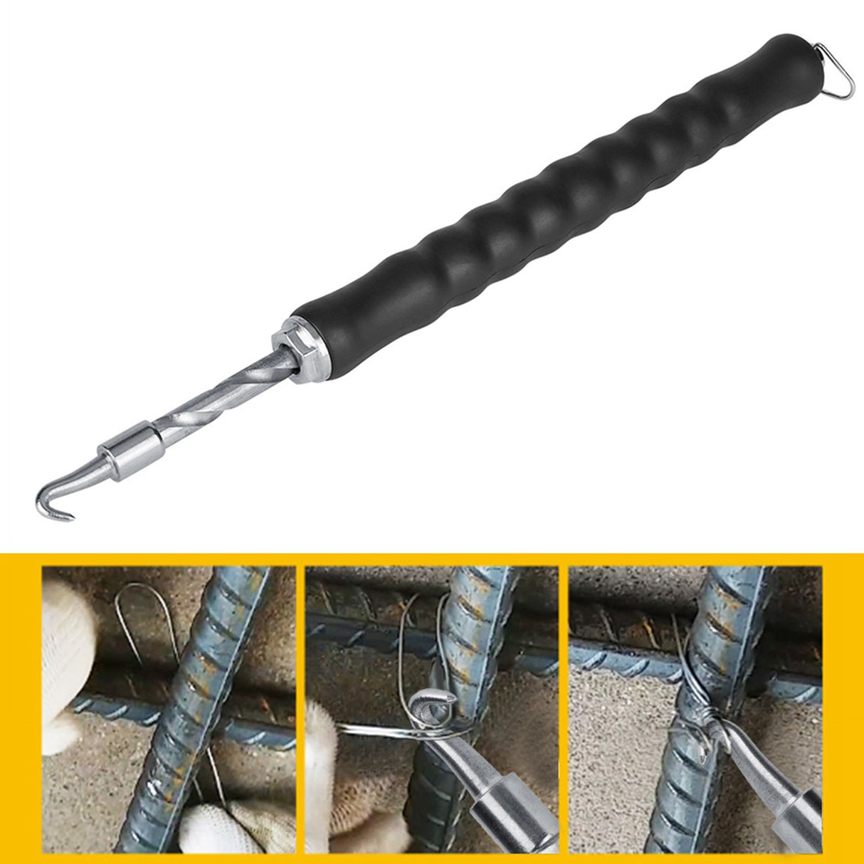 Rebar Wire Hook Semiautomatic Retractable Hook Construction Site Reinforcement Tying Tool