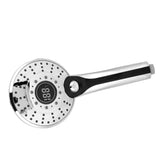 Digital Display Handheld Shower Head with 3-color Temperature Control LED Light 3 Spraying Mode