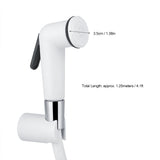 Portable ABS Plastic Hand Held Bidet Sprayer Bathroom Shower Spray Head Set with Hose Holder