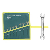 Multi Pocket Canvas Roll Up Tools Storage Bag Spanner Plier Wrench Holder Organizer (8 Pockets)