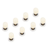 8pcs Brass ABS Sliding Glass Shower Door Rollers Runners Pulleys Bathroom Doors Hardware (23mm)